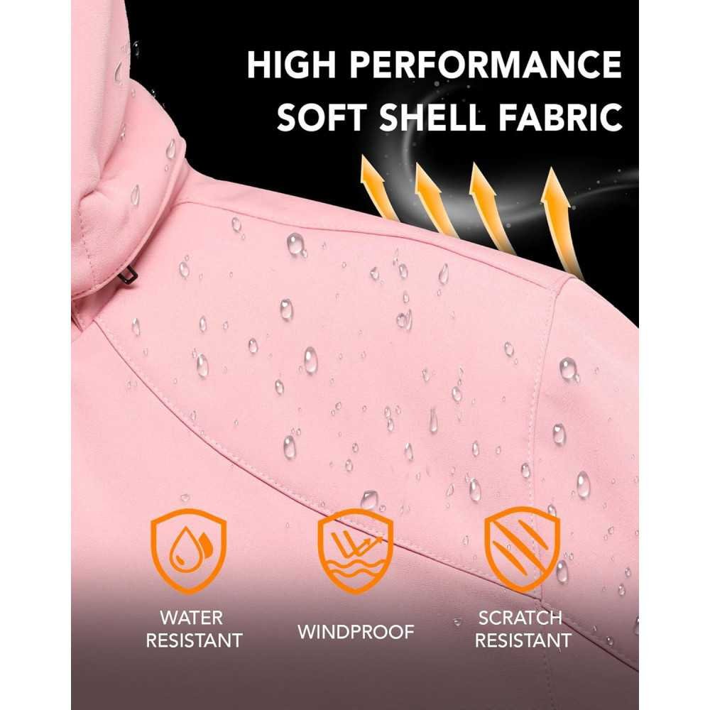 Graphene Heated Waterproof Jackets for Women - Powered by 18400mAh Battery Pack | TekChoice Electronics