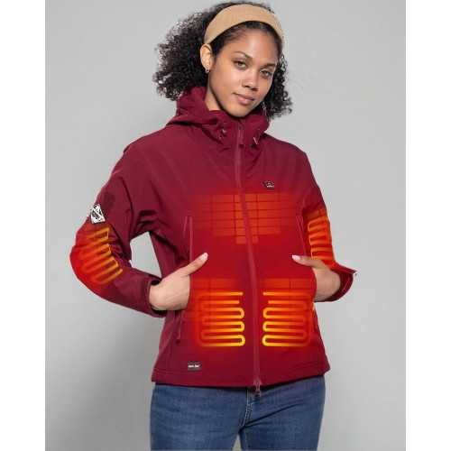 Electric Heated Jacket for Women with Portable 12V Battery Pack | TekChoice Electronics