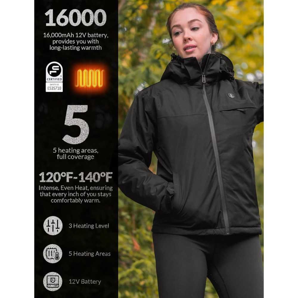 Heated Ski Jacket for Women to Brave the Winter Chill | TekChoice Electronics