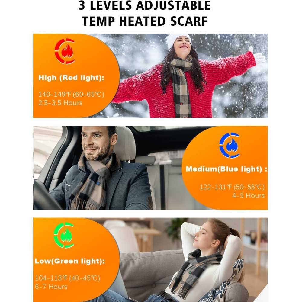 Rechargeable Heated Scarf for Winter Fashionistas | TekChoice Electronics Rechargeable Heated Scarf for Winter Fashionistas | TekChoice Electronics