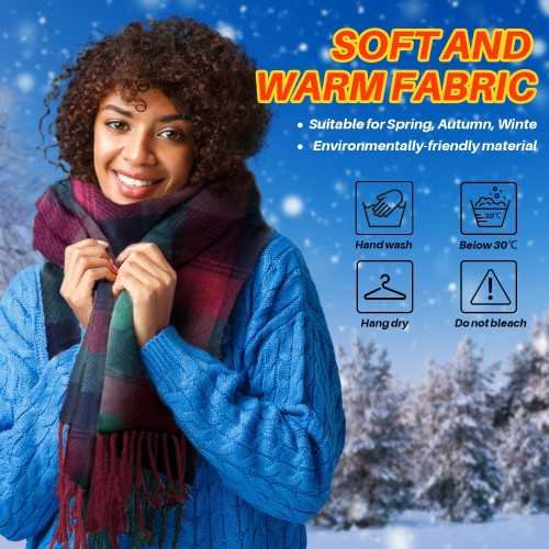 Unisex Rechargeable Heated Scarf with 5000mAh Battery | TekChoice Electronics