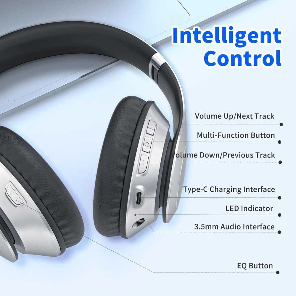 HiFi Stereo w/ 65H Playtime Wireless Bluetooth Headphones | TekChoice Electronics