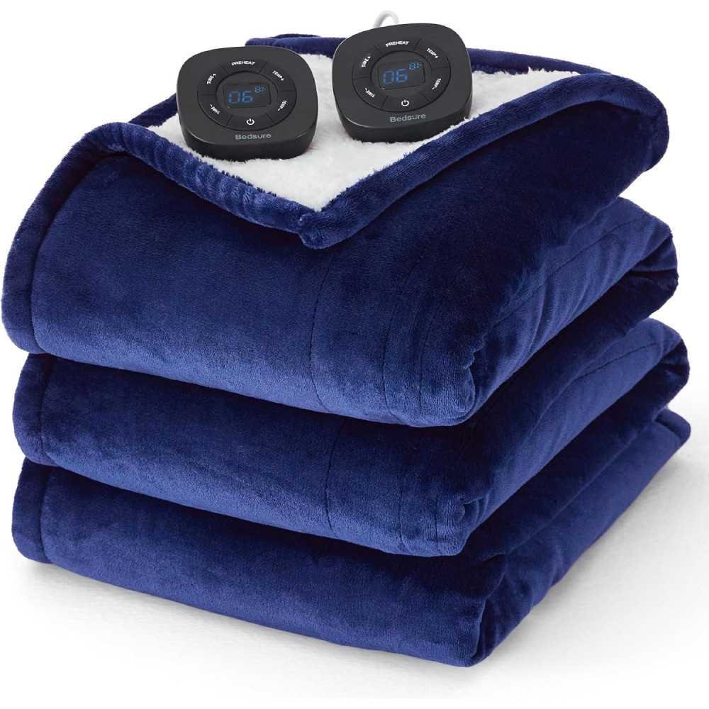 Electric Blanket with Dual Control and Timer Settings | TekChoice Electronics