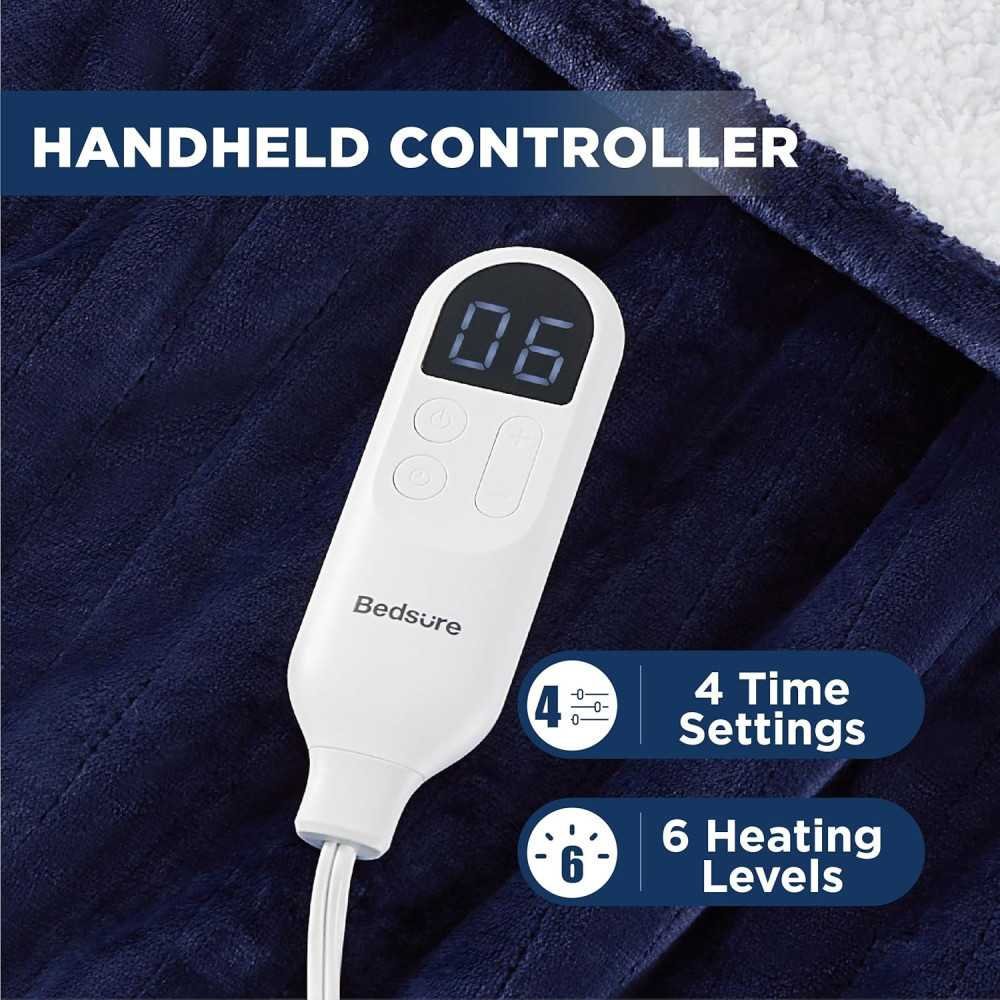 Electric Blanket with Dual Control and Timer Settings | TekChoice Electronics