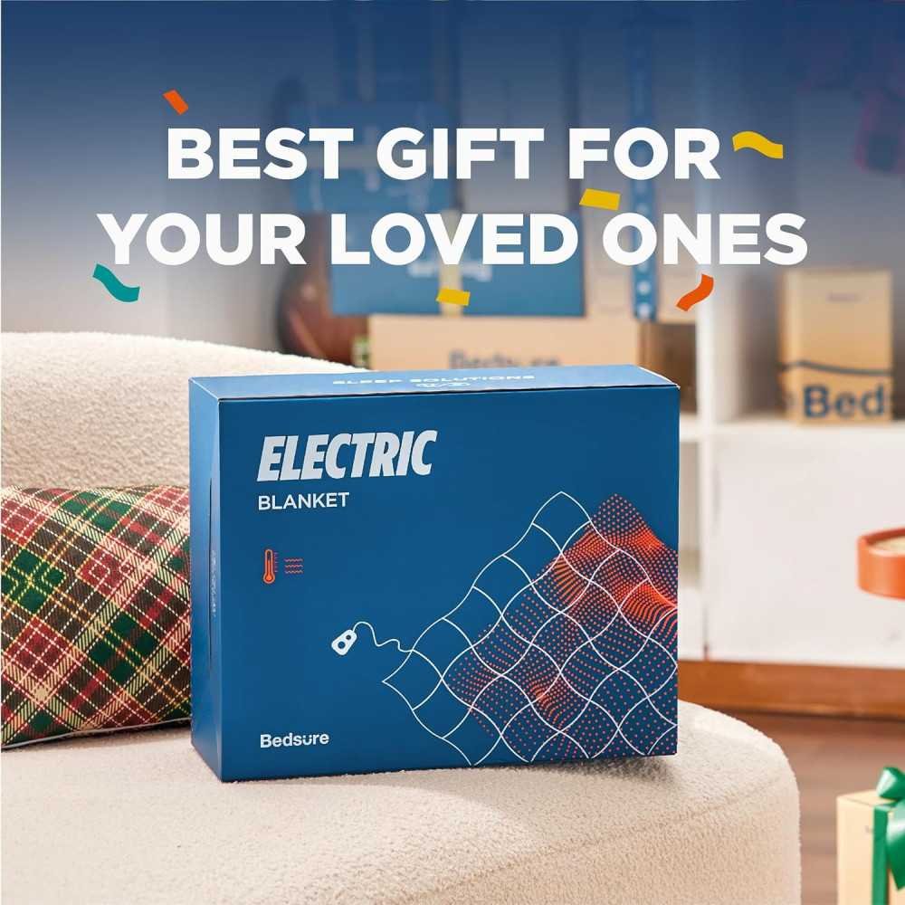 Electric Blanket with Dual Control and Timer Settings | TekChoice Electronics