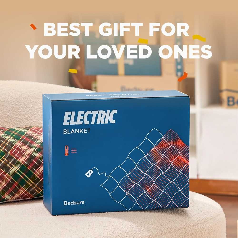 Electric Blanket with Dual Control and Timer Settings | TekChoice Electronics