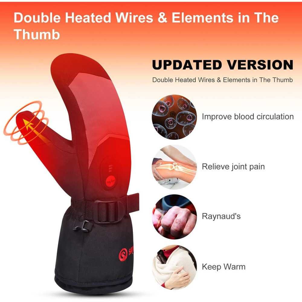 Rechargeable Heated Mittens for Outdoor Adventures | TekChoice Electronics