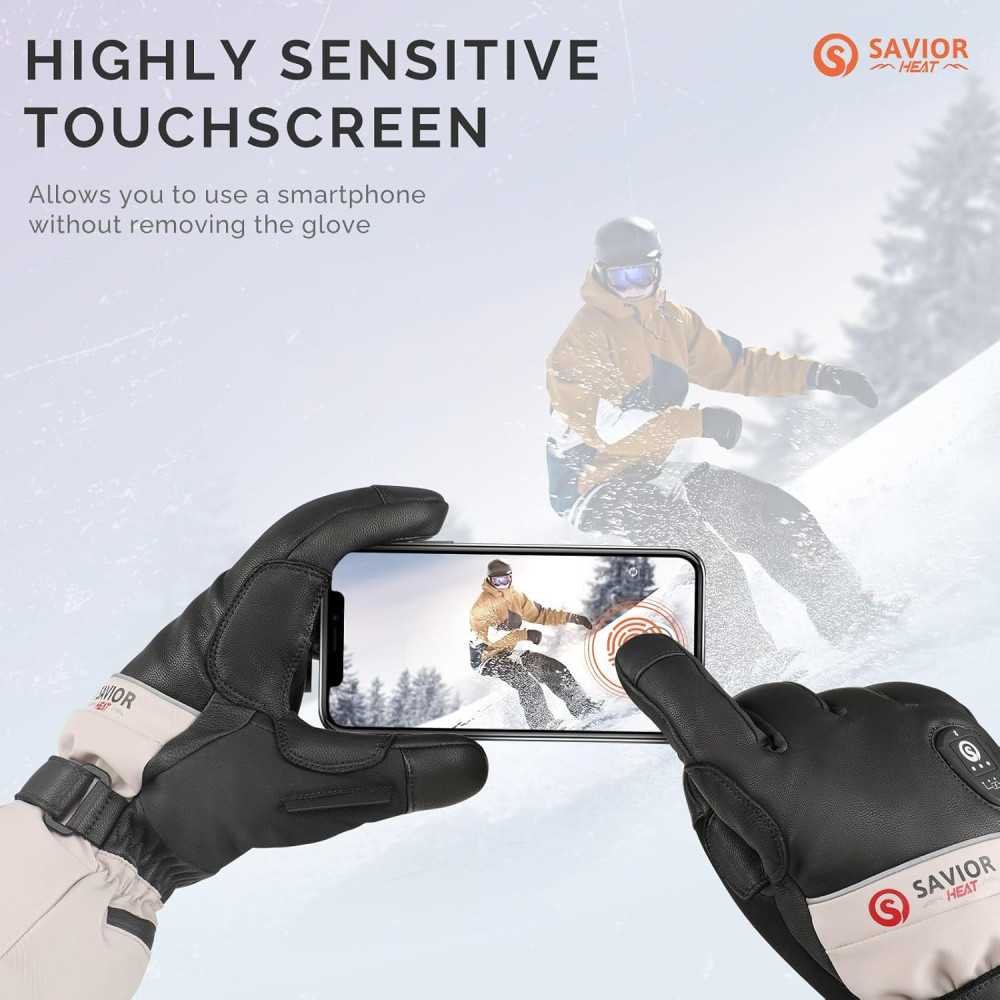 Rechargeable Battery-Powered Electric Ski Glove for Motorcycle and Skiing Adventures | TekChoice Electronics