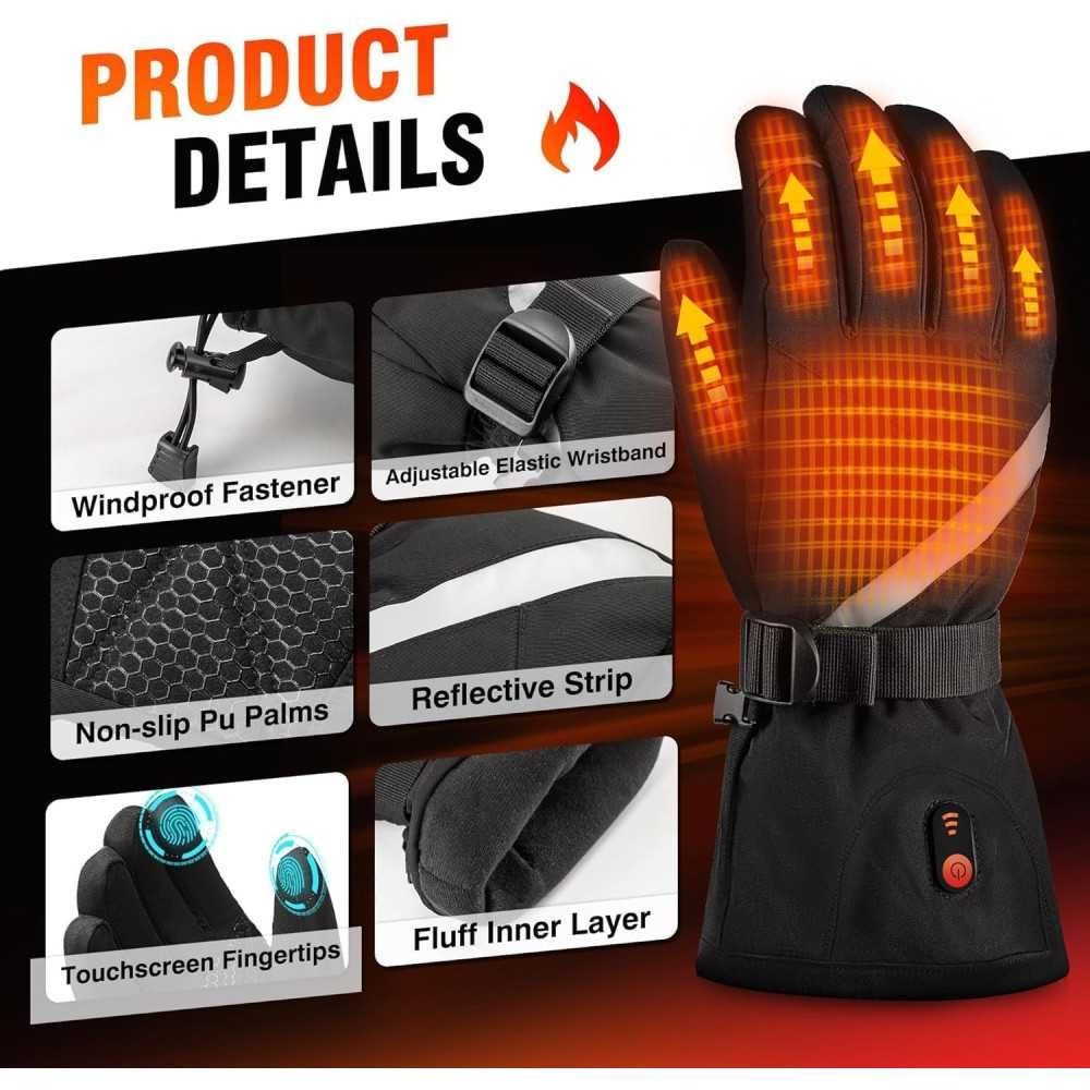 Rechargeable Heated Gloves for Comfort in Cold Weather Activities | TekChoice Electronics