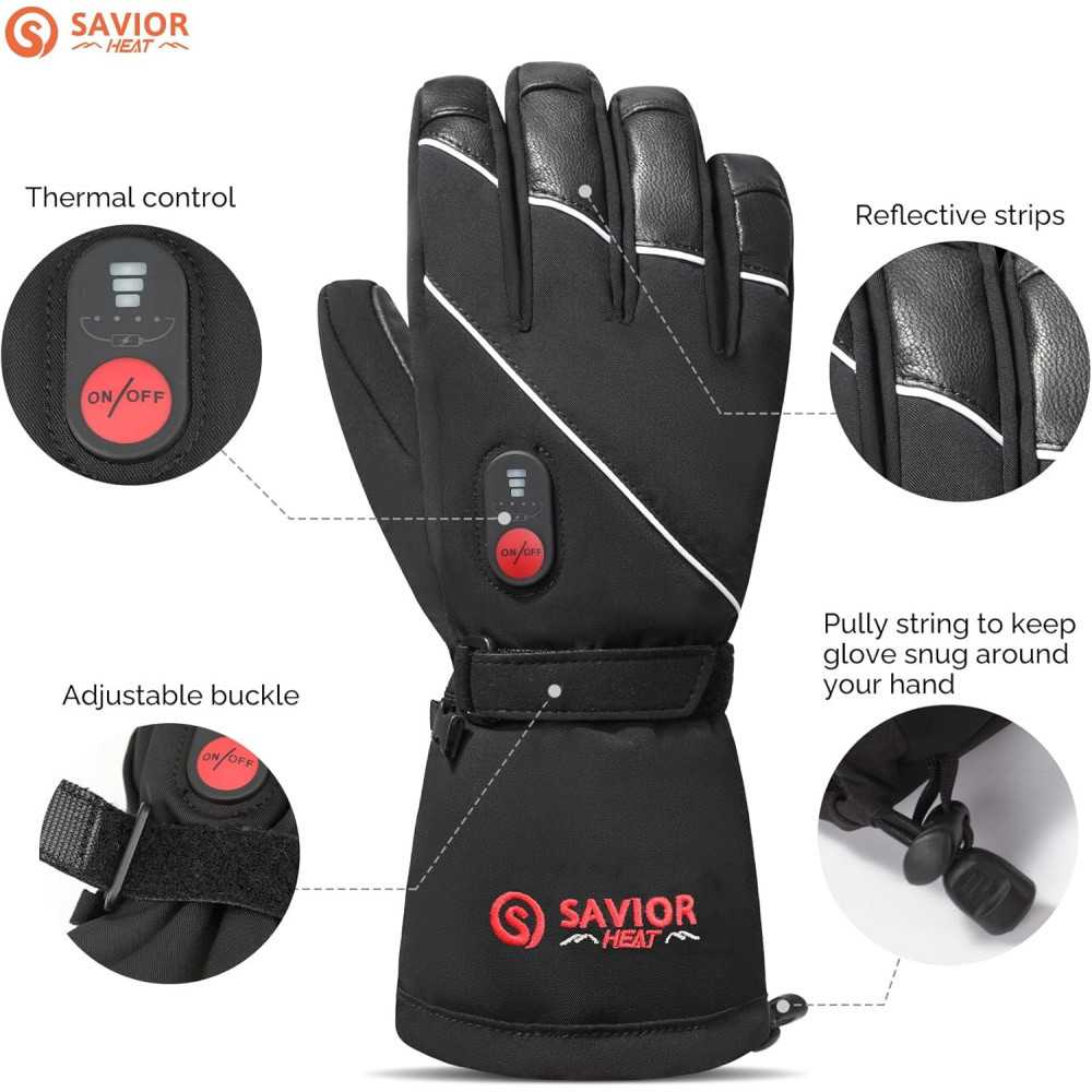 Rechargeable Heated Gloves for Skiing and Snowboarding | TekChoice Electronics