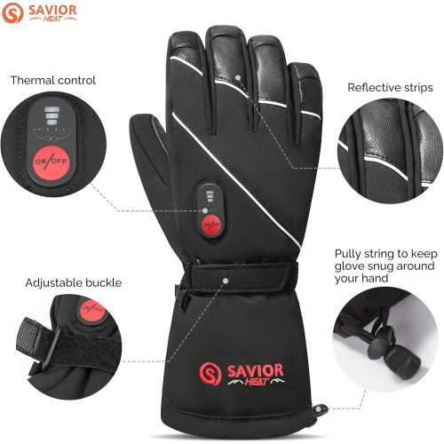 Rechargeable Heated Gloves for Skiing and Snowboarding | TekChoice Electronics