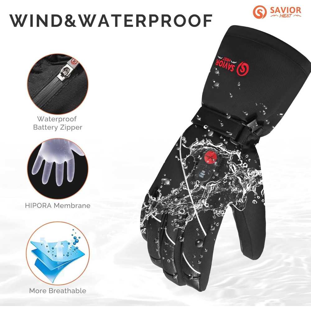 Rechargeable Heated Gloves for Skiing and Snowboarding | TekChoice Electronics