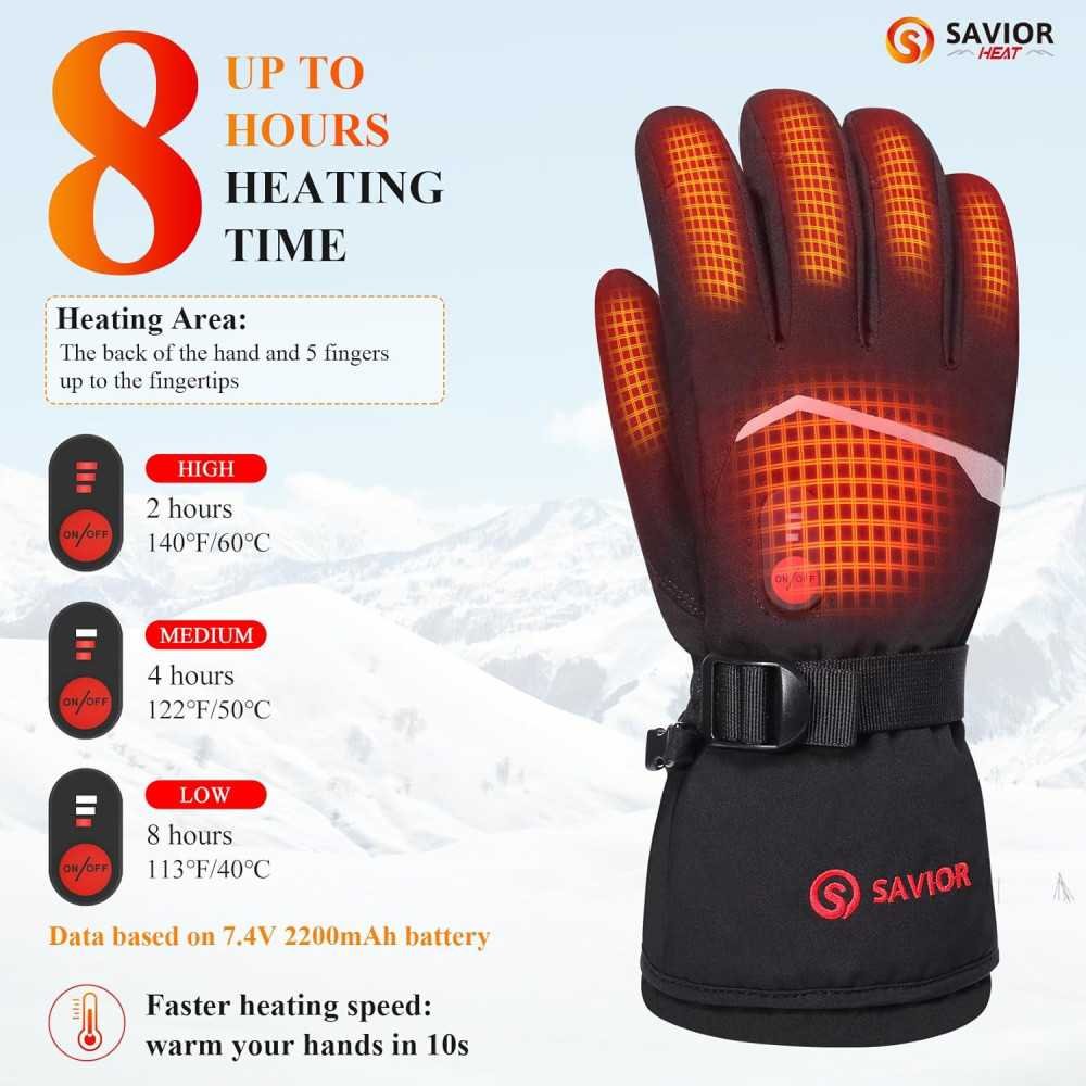 Unisex Rechargeable Electric Heating Glove for Winter | TekChoice Electronics