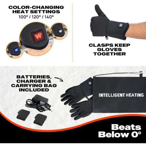 Touch Screen-Friendly Rechargeable Thermal Hand Warmers & Heated Gloves | TekChoice Electronics