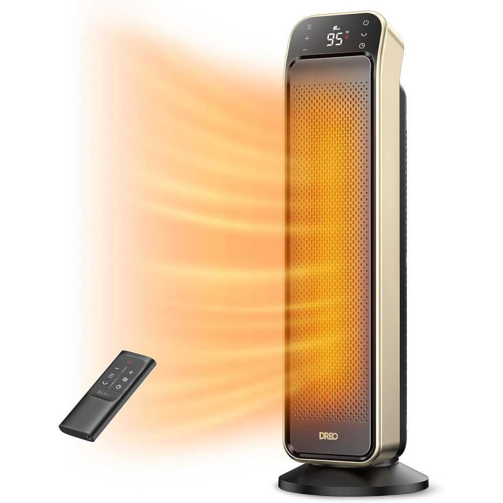 25 inch Electric Space Heater – Remote Control, Thermostat, and Safety Features for Comfort in Large Spaces | TekChoice Electronics 25 inch Electric Space Heater – Remote Control, Thermostat, and Safety Features for Comfort in Large Spaces | TekChoice Electronics