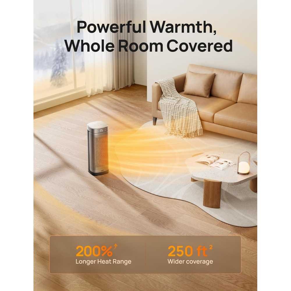 1500W Portable Heaters and Remote Control for Home and Office | TekChoice Electronics