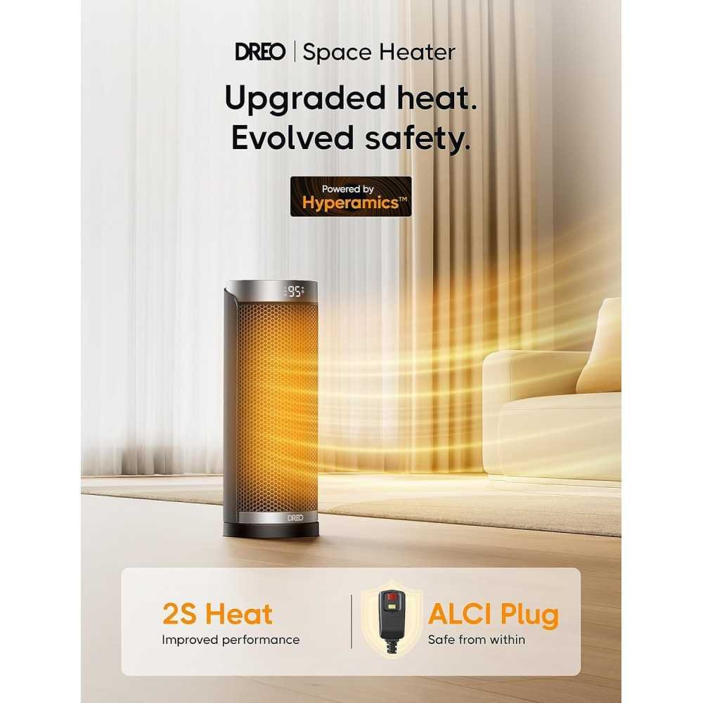 Space Heater for Your Bathroom and Home, with Remote Control and 5 Modes | TekChoice Electronics