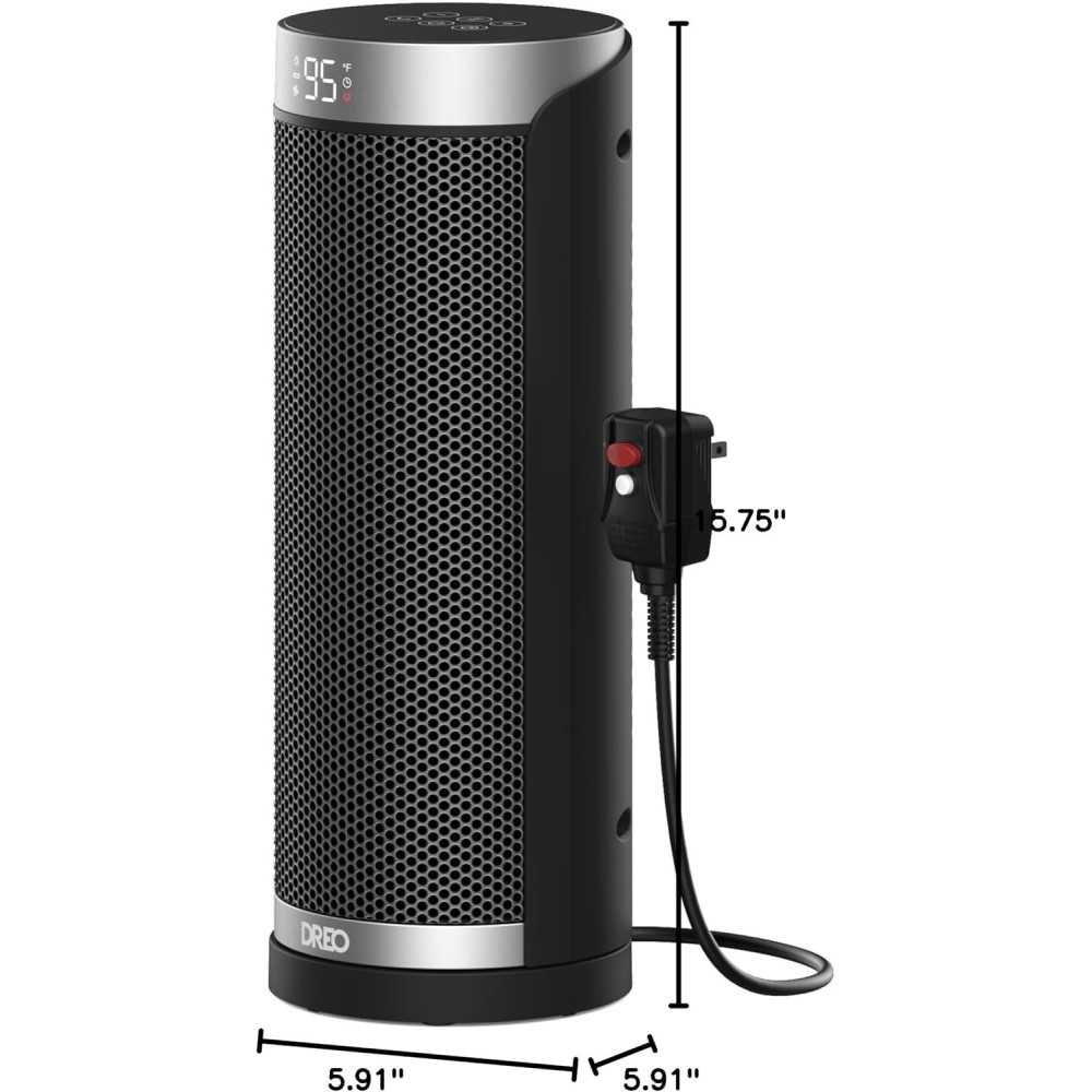 Space Heater for Your Bathroom and Home, with Remote Control and 5 Modes | TekChoice Electronics