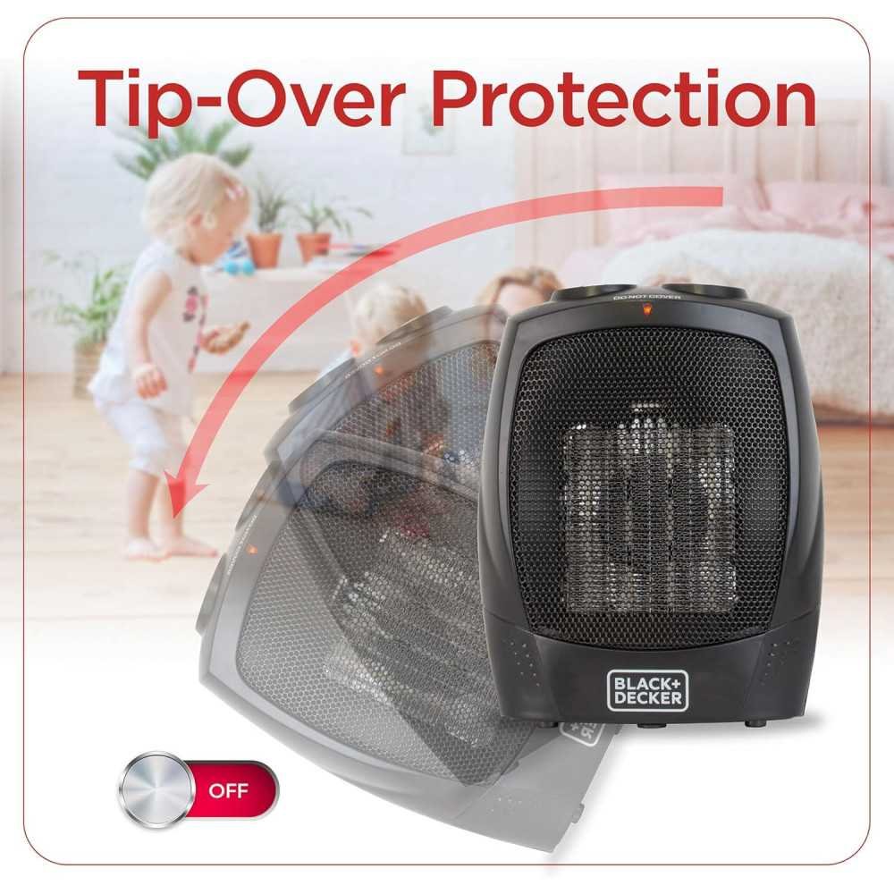 BLACK+DECKER Portable Space Heater with Convenient Carry Handle | TekChoice Electronics