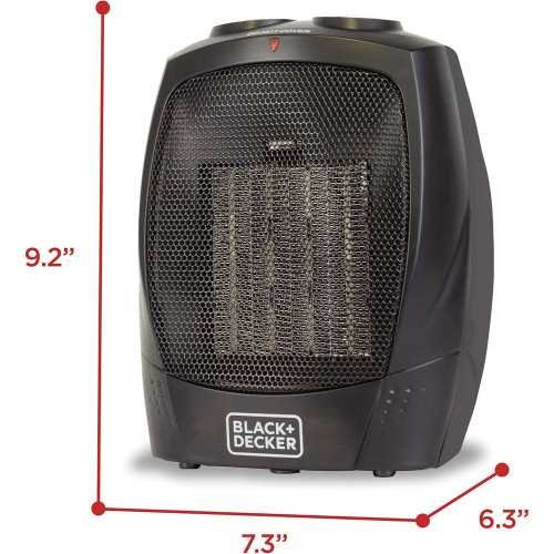 BLACK+DECKER Portable Space Heater with Convenient Carry Handle | TekChoice Electronics