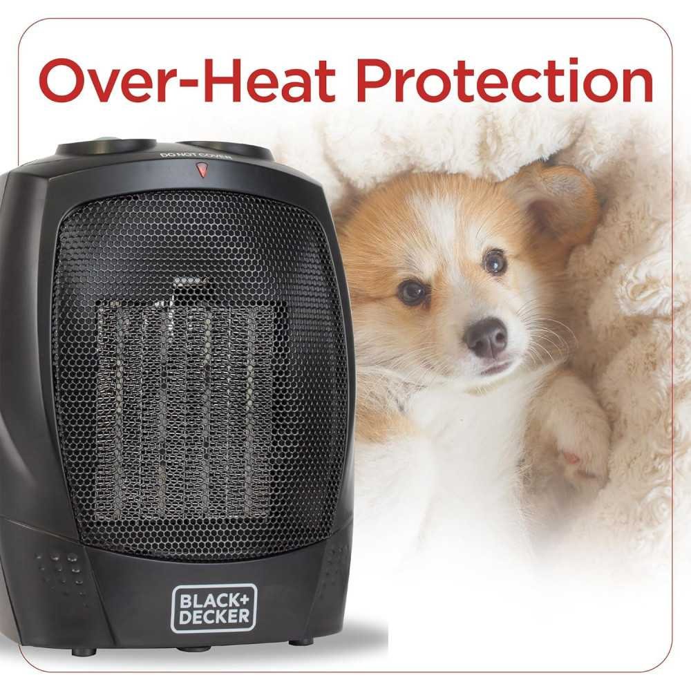 BLACK+DECKER Portable Space Heater with Convenient Carry Handle | TekChoice Electronics