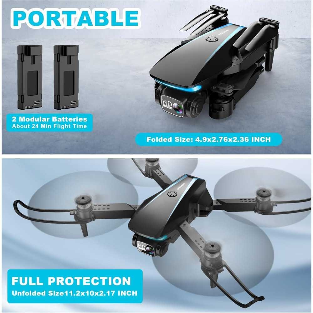 1080P HD Foldable Drone for Kids and Adults | TekChoice Electronics