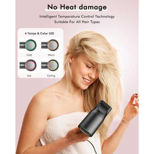 160000 RPM High-Speed Ionic Hair Blow Dryer for Fast and Damage-Free Styling | TekChoice Electronics