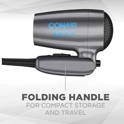 Conair 1875W Dual Voltage Travel Hair Dryer | TekChoice Electronics