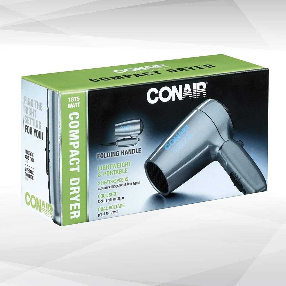 Conair 1875W Dual Voltage Travel Hair Dryer | TekChoice Electronics