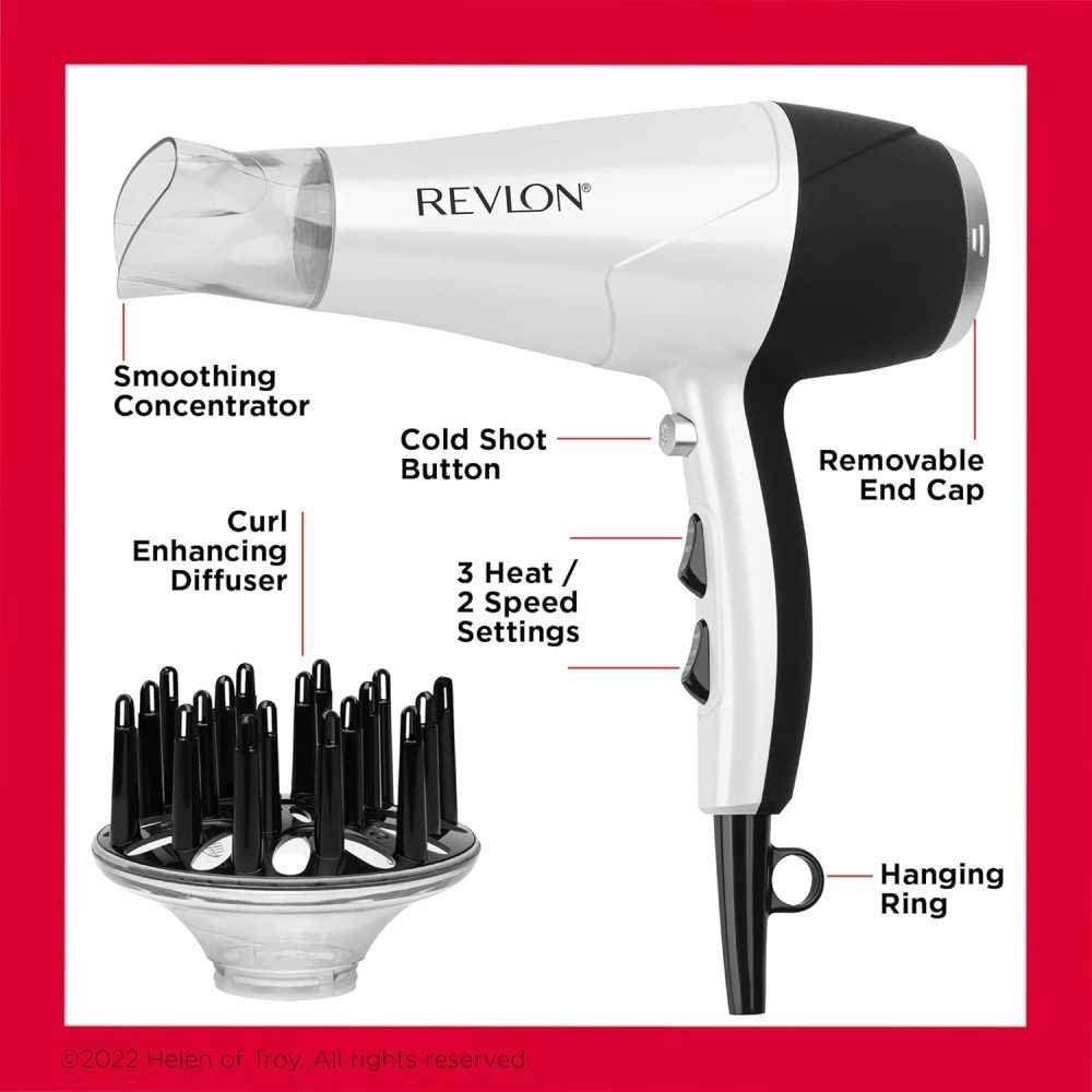 Volume, Reduce Frizz & Damage with 1875W Hair Dryer | TekChoice Electronics