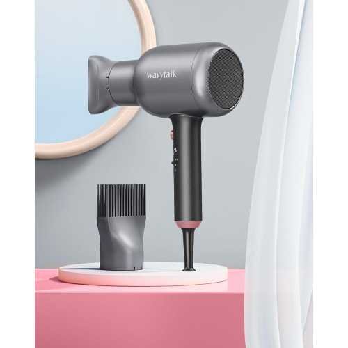 Powerful 1875 Watt Hair Dryer with Diffuser and Concentrator for Smooth & Fast Results | TekChoice Electronics