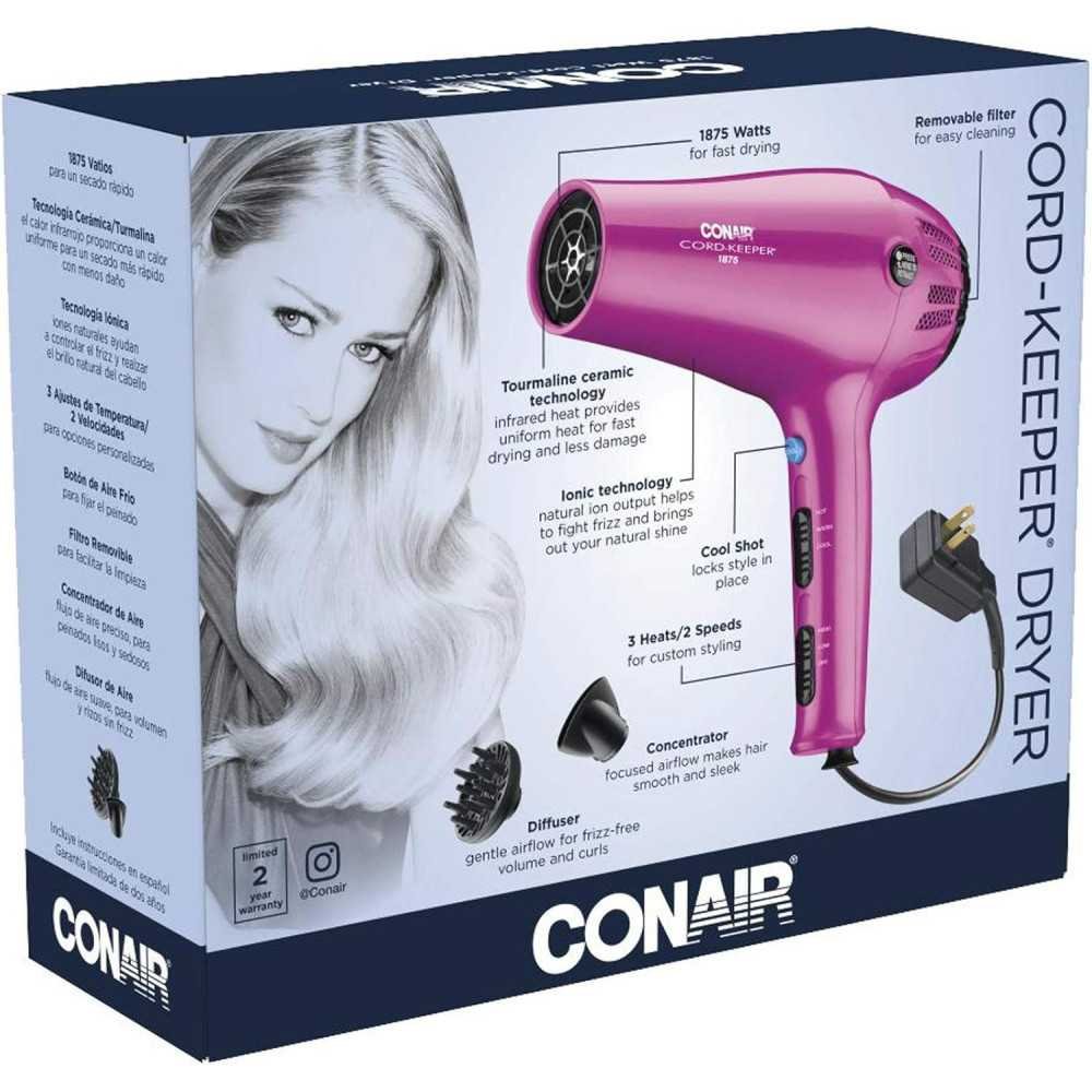 1875W Cord-Keeper Blow Dryer | TekChoice Electronics