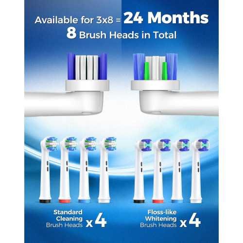 Advanced Rotating Electric Toothbrush with Multiple Brush Heads, Deep Cleaning Modes, and Smart Timer | TekChoice Electronics