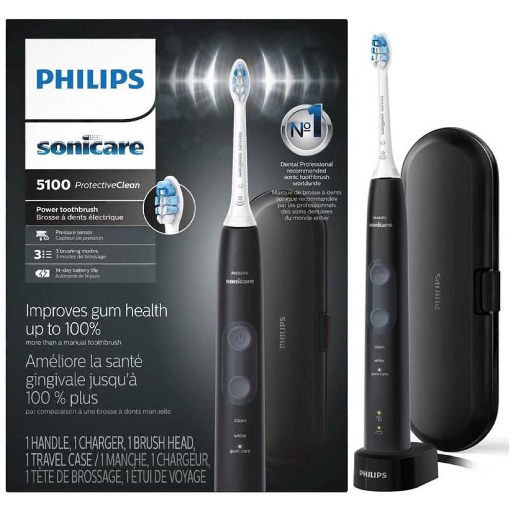 Sonicare ProtectiveClean 5100 Electric Toothbrush | TekChoice Electronics Sonicare ProtectiveClean 5100 Electric Toothbrush | TekChoice Electronics