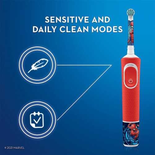 Kids Electric Toothbrush Featuring Marvel's Spiderman! Perfect for Kids 3+ | TekChoice Electronics