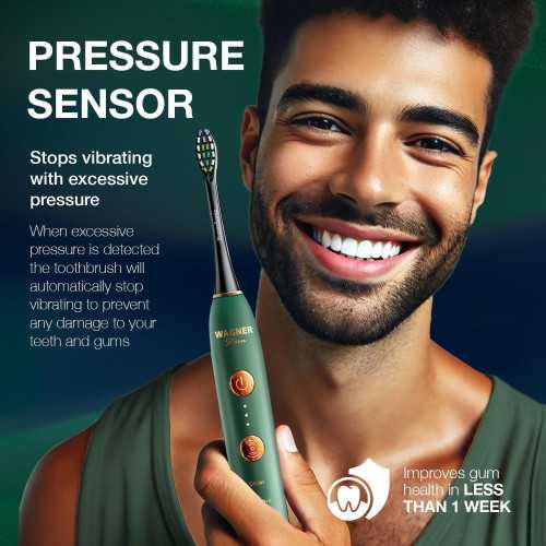 Whitening Electric Toothbrush with Pressure Sensor and Travel Case | TekChoice Electronics