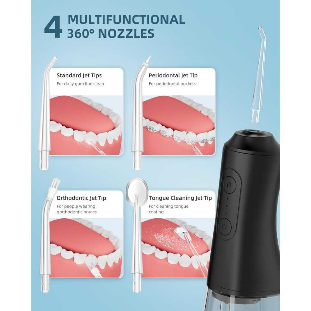 Water Dental Flosser Pick for Effortless Oral Care and Braces Maintenance | TekChoice Electronics