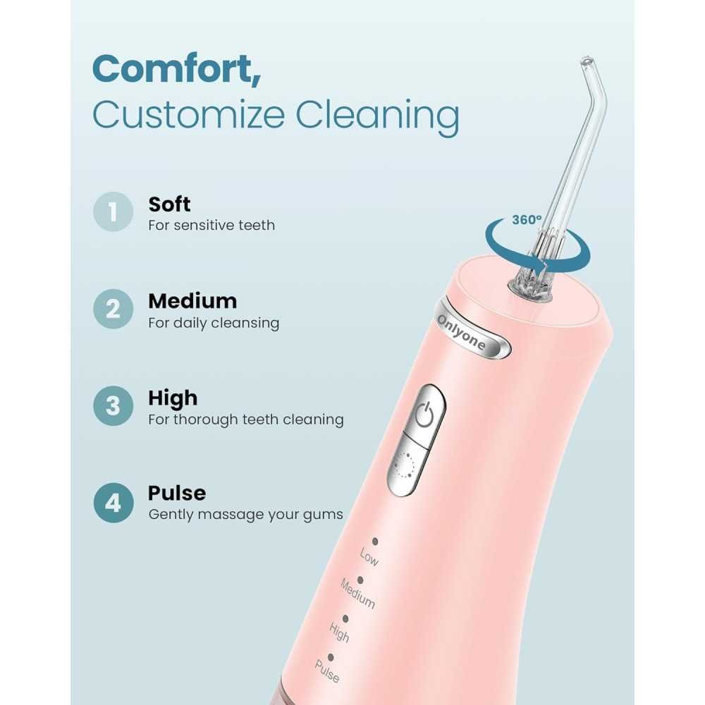 Rechargeable Water Dental Flosser for Professional Teeth Cleaning | TekChoice Electronics