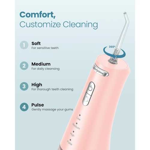 Rechargeable Water Dental Flosser for Professional Teeth Cleaning | TekChoice Electronics