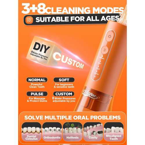 Portable Cordless Oral Irrigator for Effortless Gum Care & Braces Maintenance | TekChoice Electronics