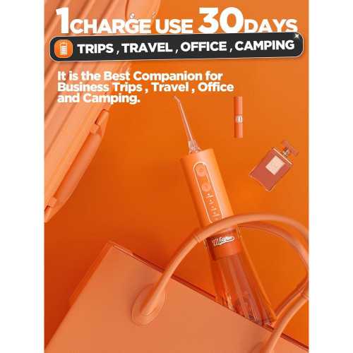 Portable Cordless Oral Irrigator for Effortless Gum Care & Braces Maintenance | TekChoice Electronics