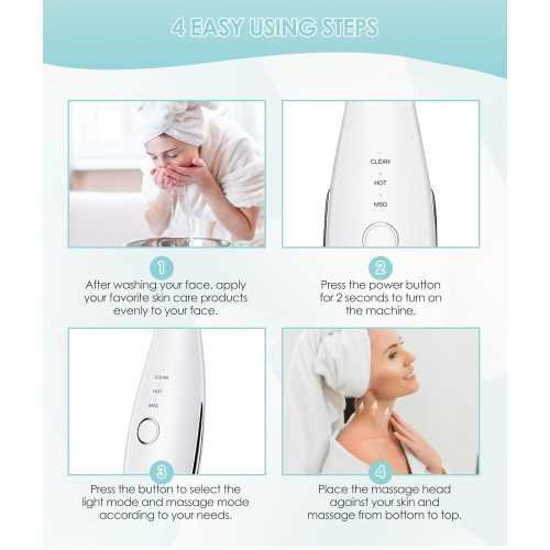 Home Face Spa with the 7-Color Neck Face Massager | TekChoice Electronics