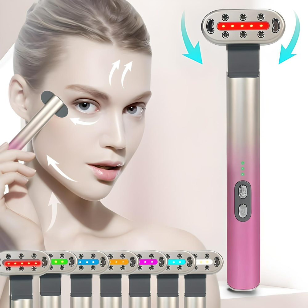 LED Light Therapy Wand for Radiant Face and Neck Rejuvenation | TekChoice Electronics