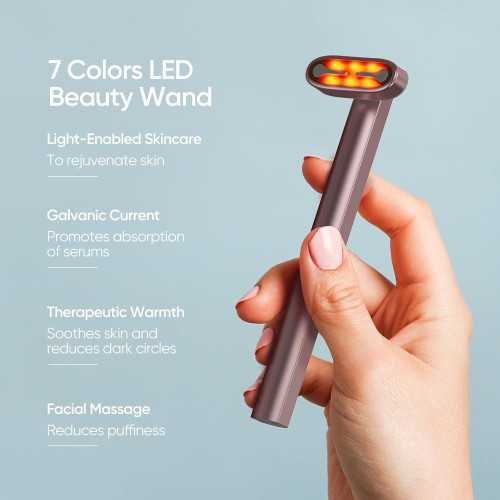 7 Colors LED Facial Light Therapy Face Eye Beauty Tool for At-Home Use | TekChoice Electronics