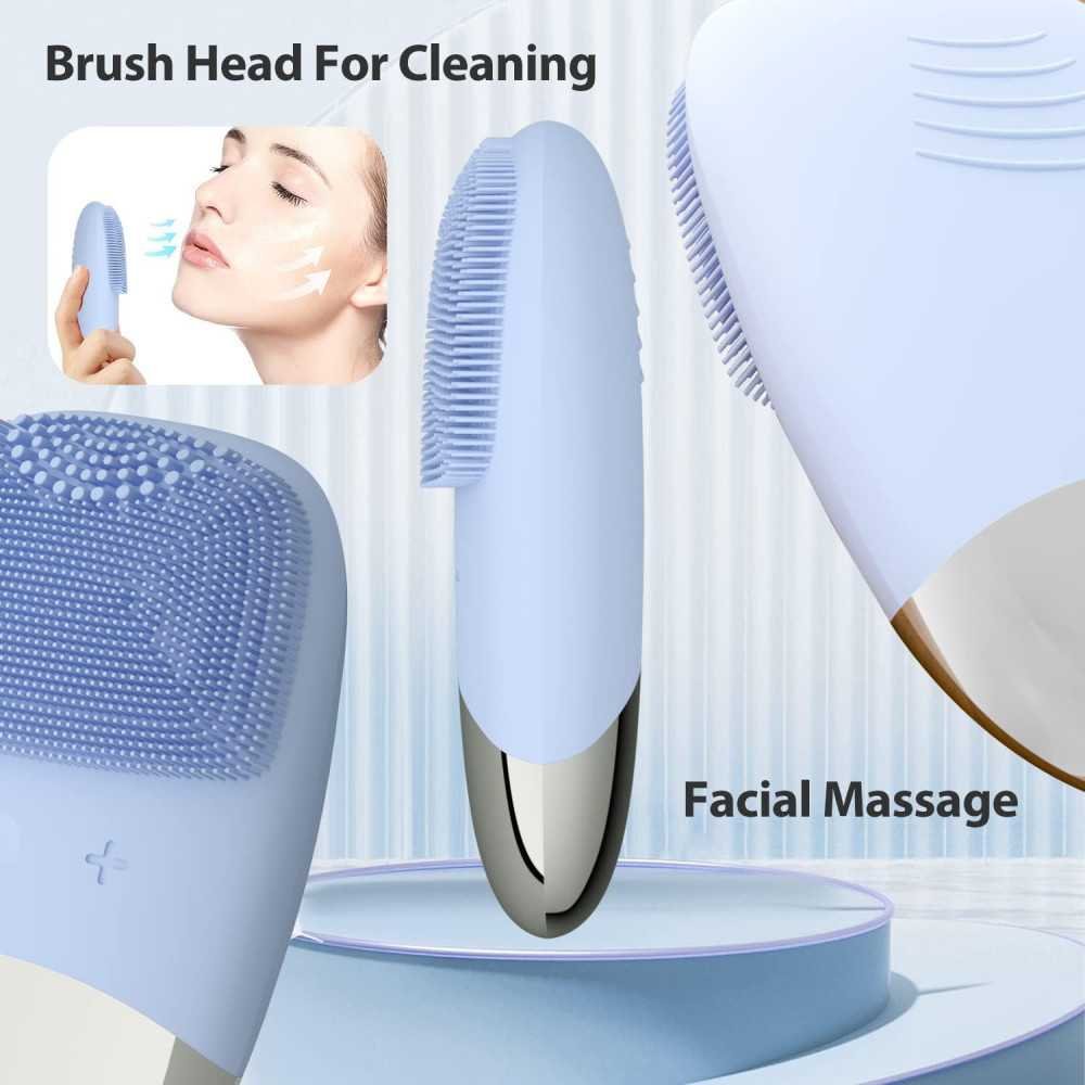 Sonic Facial Cleansing Scrubber for Deep Cleansing and Gentle Exfoliation | TekChoice Electronics