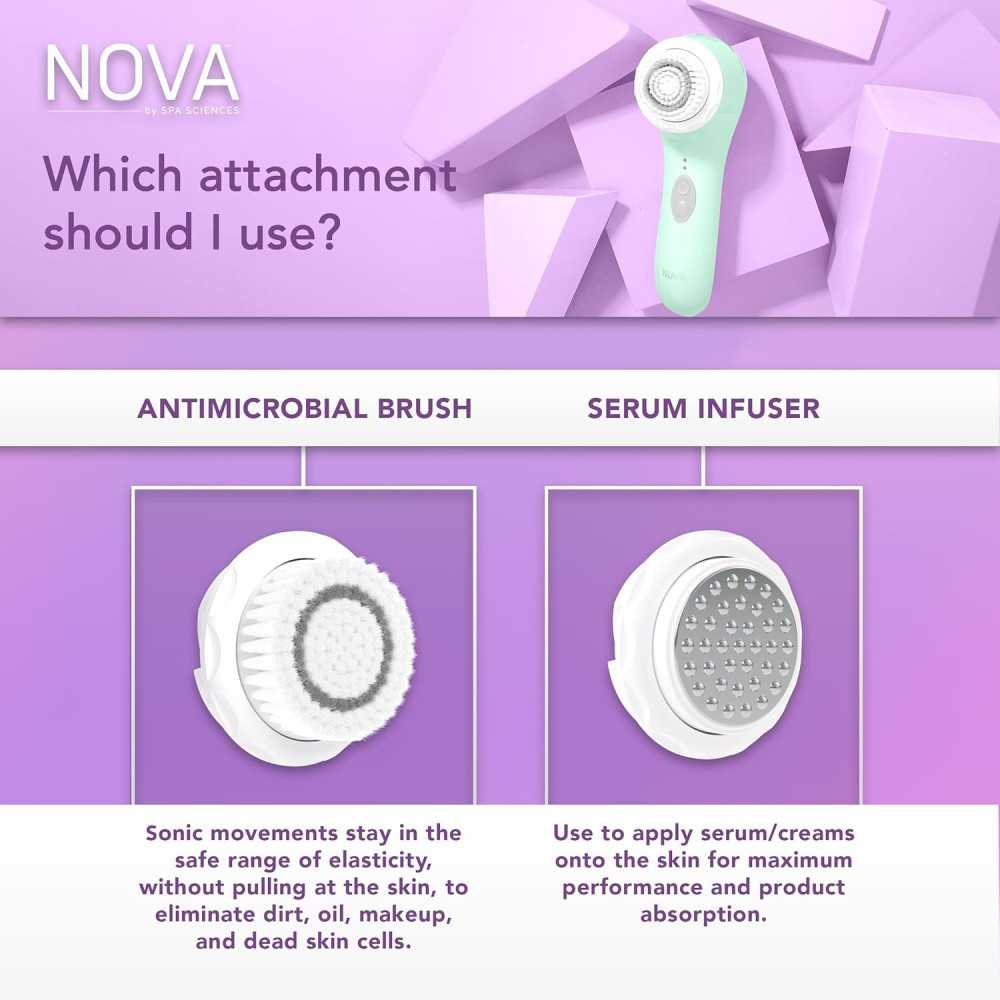 Spa Sciences Sonic Cleansing Brush for Luxurious Anti-Aging Skincare | TekChoice Electronics