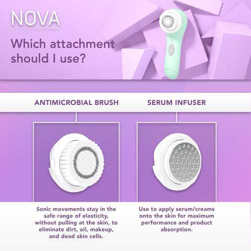 Spa Sciences Sonic Cleansing Brush for Luxurious Anti-Aging Skincare | TekChoice Electronics