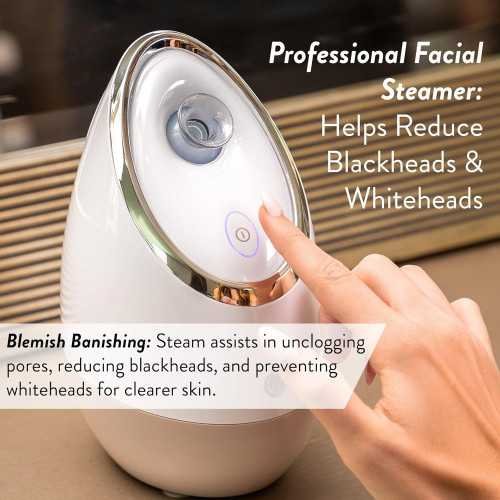 Professional Nano Ionic Facial Steamer for Daily Hydration & Serum Absorption | TekChoice Electronics