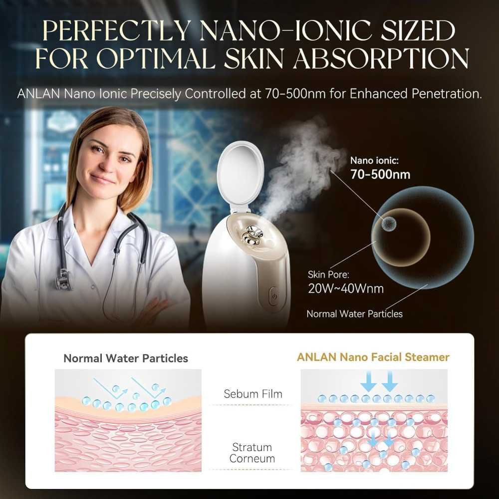 Nano Ionic Facial Steamer with Instant Mist Technology | TekChoice Electronics