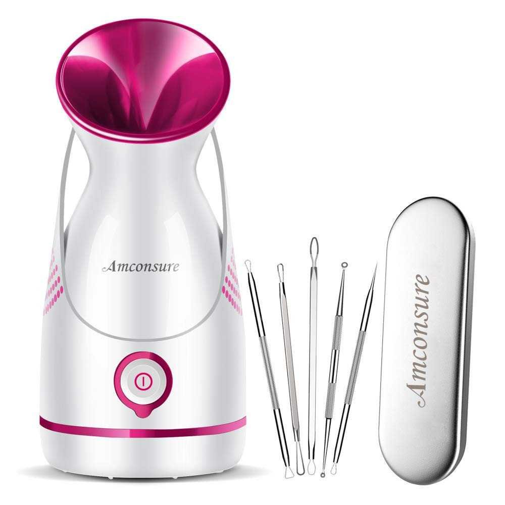 Nano Ionic Face Steamer & Stainless Steel Skin Kit for a Spa-Worthy | TekChoice Electronics